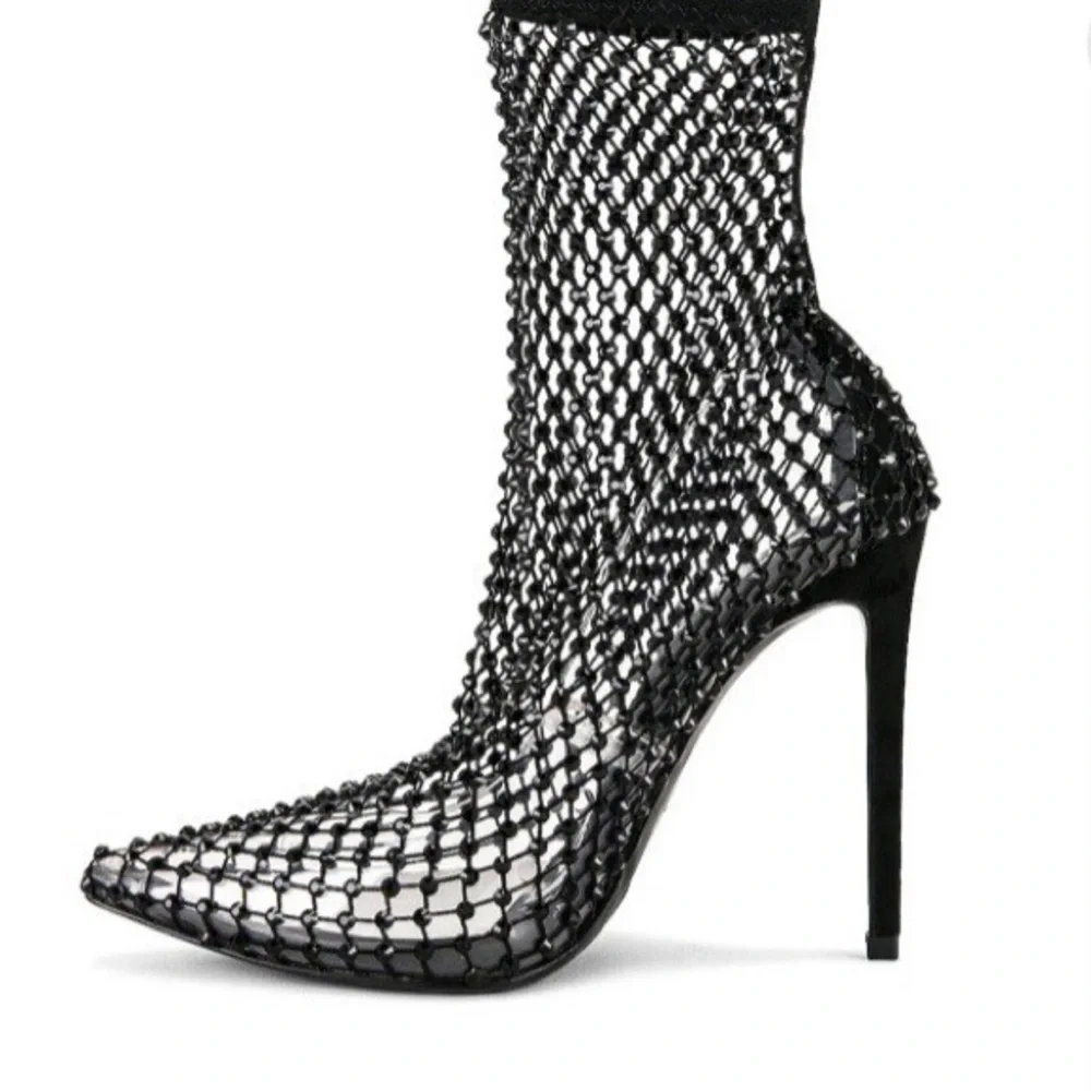 JLO Jennifer Lopez x REVOLVE Bronx Bootie in Black - Picture 2 of 11